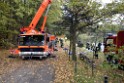 Einsatz BF Koeln PKW im See Koeln Esch P014